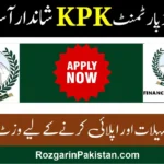 Finance Department KPK Jobs 2025