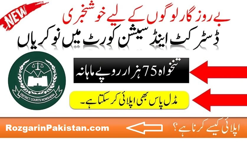 District and Session Court Thatta Jobs 2025
